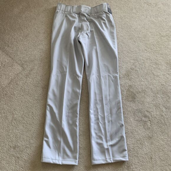 Mizuno Men's Performance Gray Baseball Pants - Hemmed Bottom‎ Adult XXL 38x36 - Picture 2 of 11